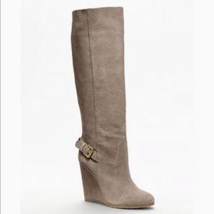 Size 7.5 Coach brand new tall tan boots